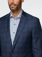 Navy Subtle Check Suit