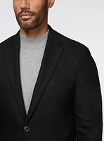Veston noir texturé