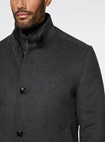 Solid Wool Overcoat