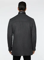 Solid Wool Overcoat