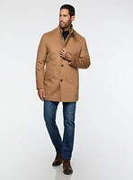 Solid Wool Overcoat