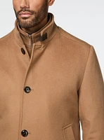Solid Wool Overcoat