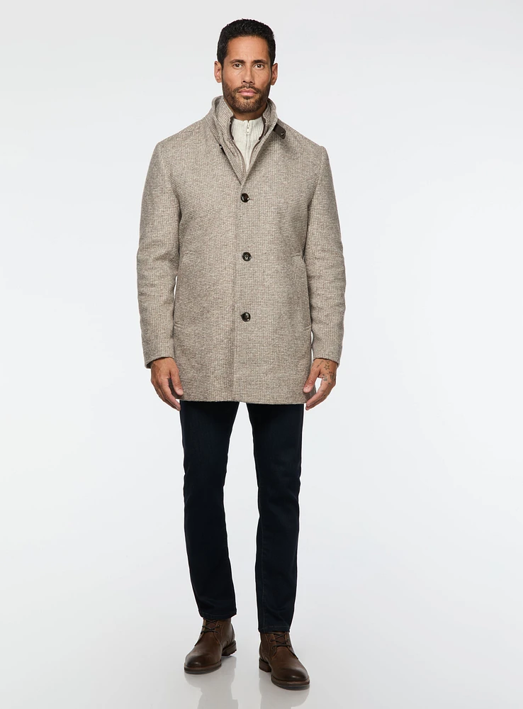 Pardessus en tricot beige