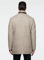 Pardessus en tricot beige