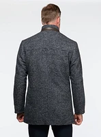 Pardessus en tricot marine