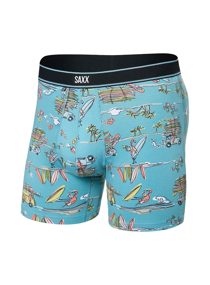 'Beach' Print Boxer Underwear