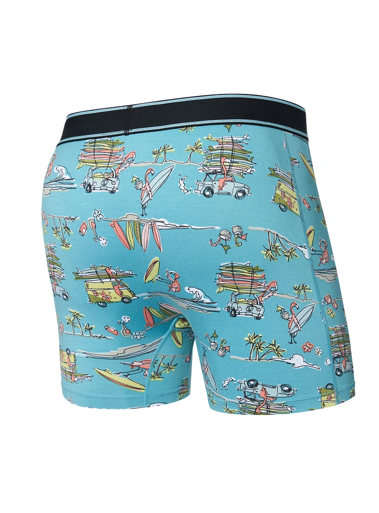 'Beach' Print Boxer Underwear