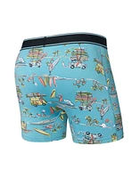 'Beach' Print Boxer Underwear