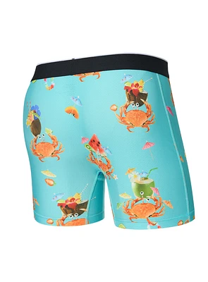 'Crab Cocktails' Print Boxer Underwear