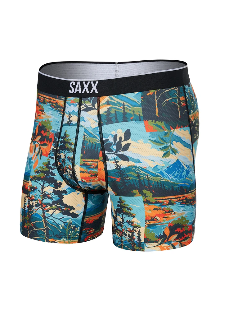 'Printed Landscape' Print Boxer Underwear