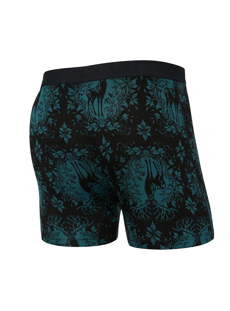 'Deer Damask' Print Boxer Underwear