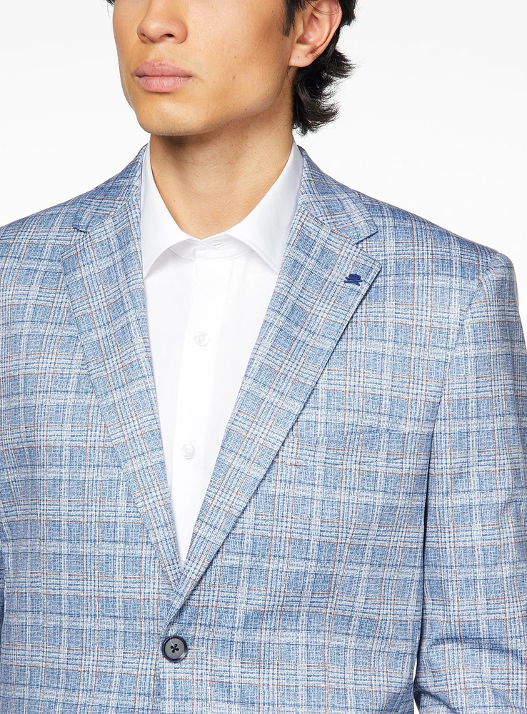 Cognac Checks Blue Sport Jacket