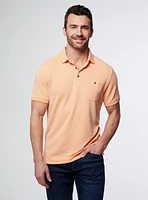 Polo uni en tricot piqué