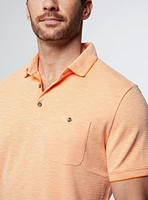 Polo uni en tricot piqué