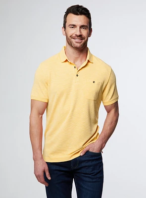 Polo uni en tricot piqué