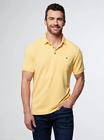 Polo uni en tricot piqué