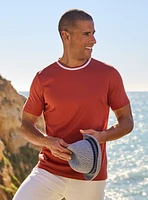 Contrasted Crew Neck T-Shirt