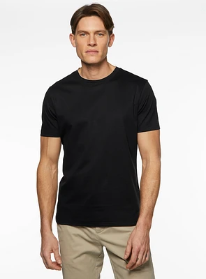 Contrasting Crew Neck T-Shirt