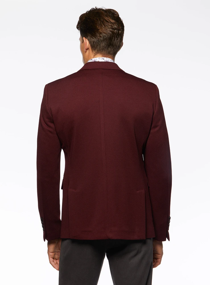 Burgundy Neat Sport Jacket