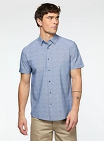 Chemise extensible à faux unie