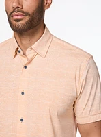 Chemise extensible à faux unie