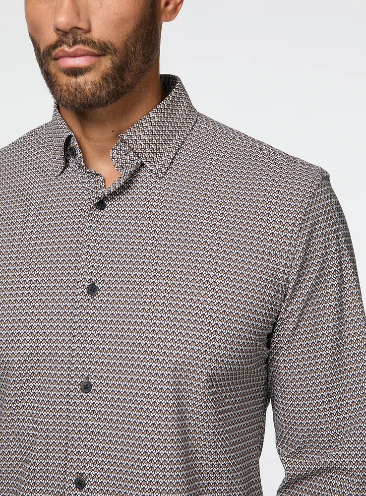 Art Deco Stretch Shirt
