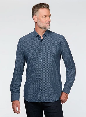 Chemise extensible à motif de cibles