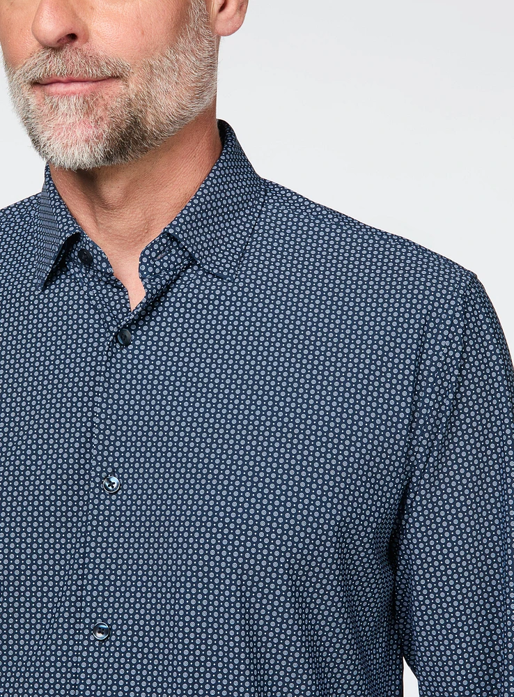 Target Print Stretch Shirt