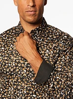 Ovals Print Sateen Shirt