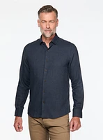 Solid Brushed Flannel Shirt