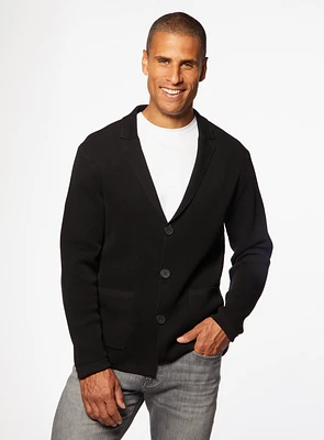 Notch Lapel Cardigan