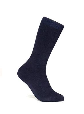 Tonal Check Socks