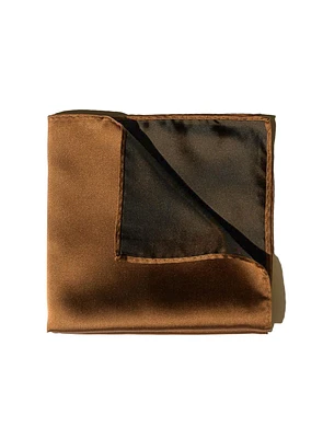 Cognac Solid Pocket Square