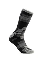 Black Multi Square Socks