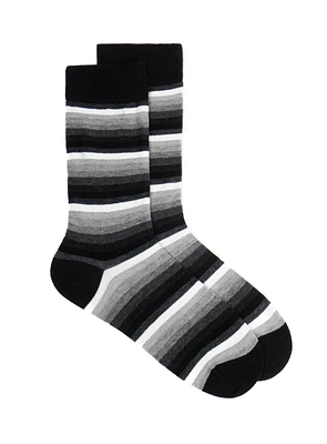 Striped Black Socks