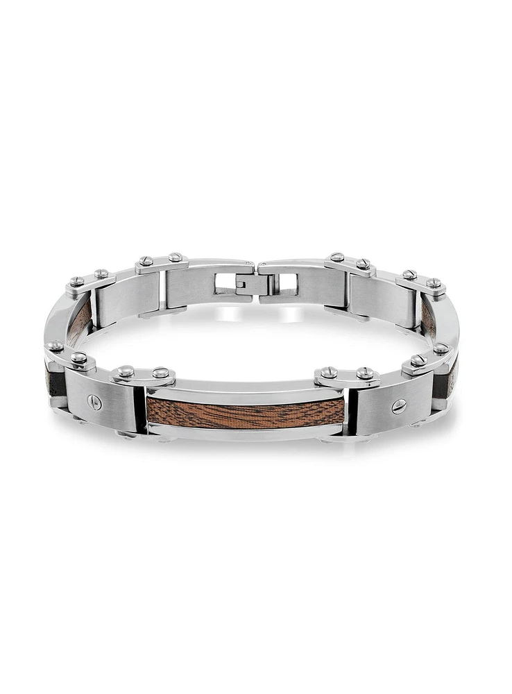 Wood Detail 'Aasir' Bracelet