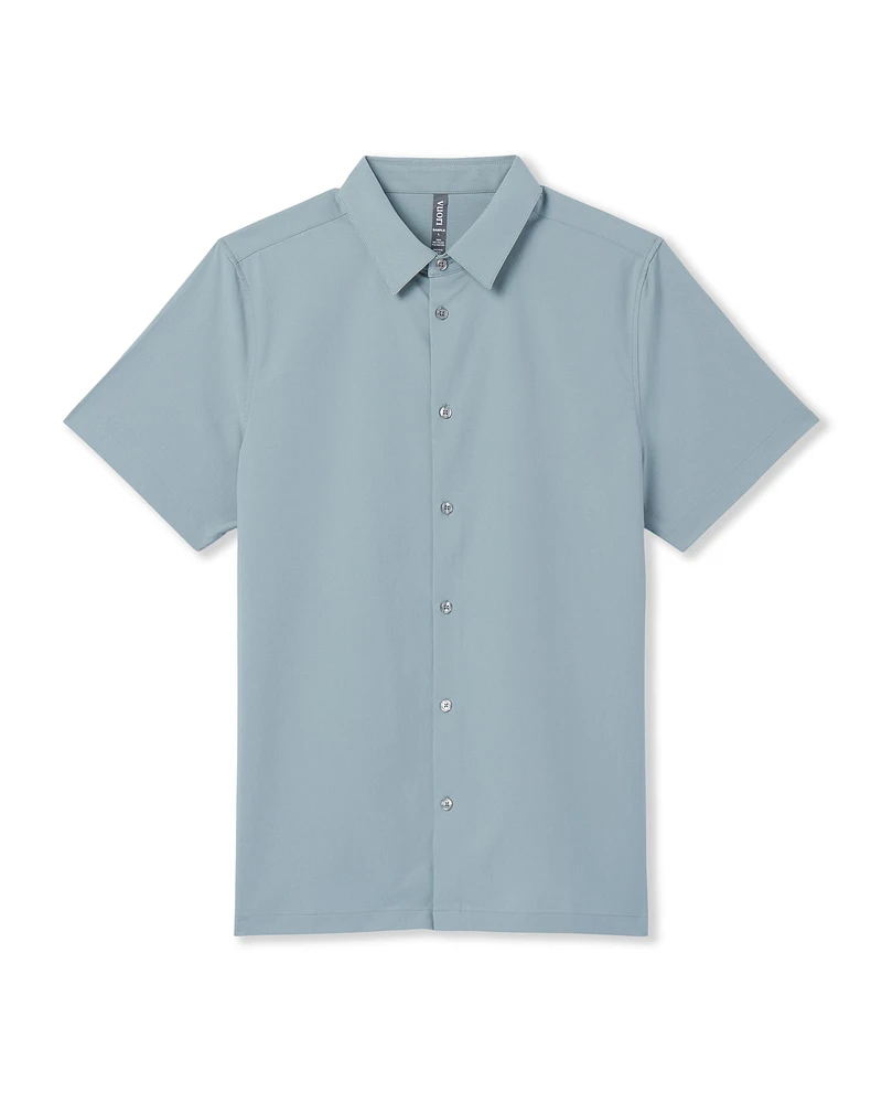 Short Sleeve Manhattan Button Down