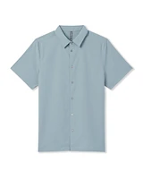 Short Sleeve Manhattan Button Down