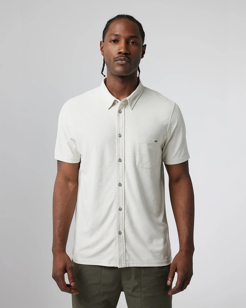 Short-Sleeve Ace Button Down
