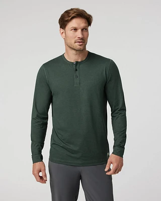 Long-Sleeve Ease Performance Henley