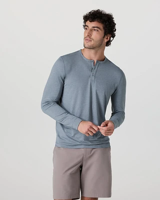 Long-Sleeve Ease Performance Henley