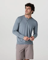 Long-Sleeve Ease Performance Henley