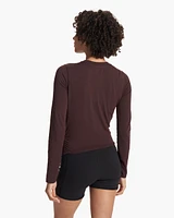 Long-Sleeve Coast Crop Crew