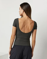 Pose Scoop Back Tee