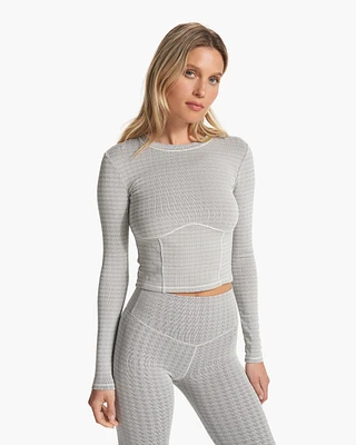 Long Sleeve Textured Chilled Out Top