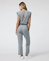 Short Sleeve Lux Crew Jumpsuit