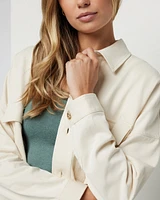 Mackenzie Cropped Shirt Jacket