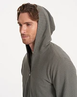 Performance Waffle Zip Hoodie