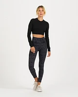 Long-Sleeve Lux Crop Tee