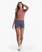 Long-Sleeve Pose Fitted Tee